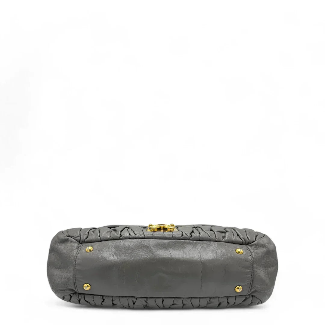 Miu Miu handbag elongated grey