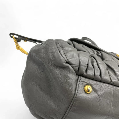 Miu Miu handbag elongated grey