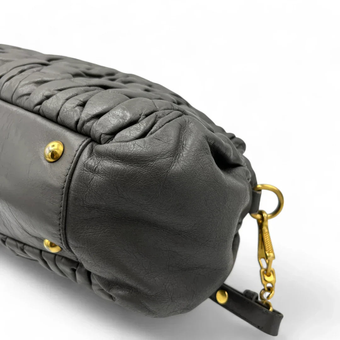 Miu Miu handbag elongated grey