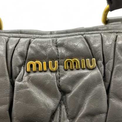 Miu Miu handbag elongated grey