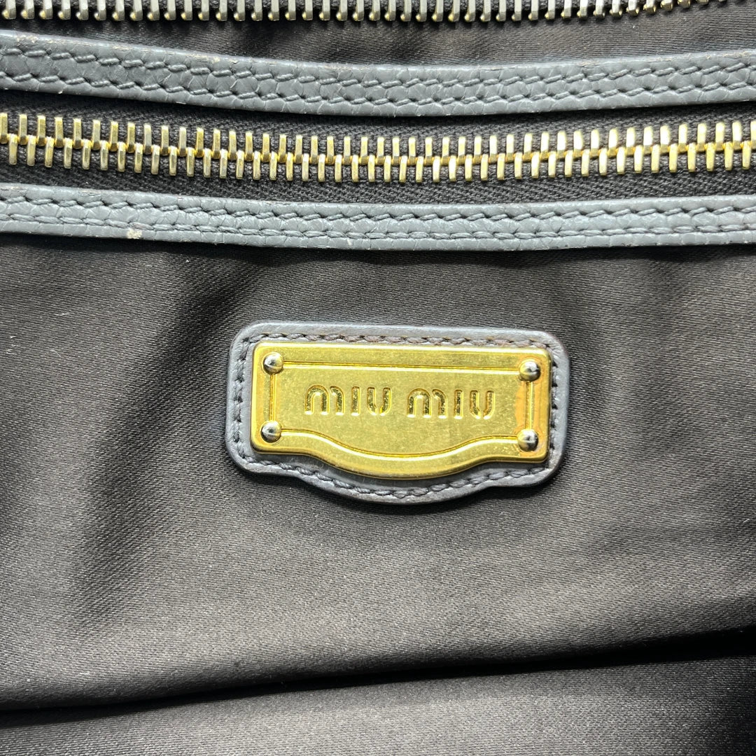 Miu Miu handbag elongated grey