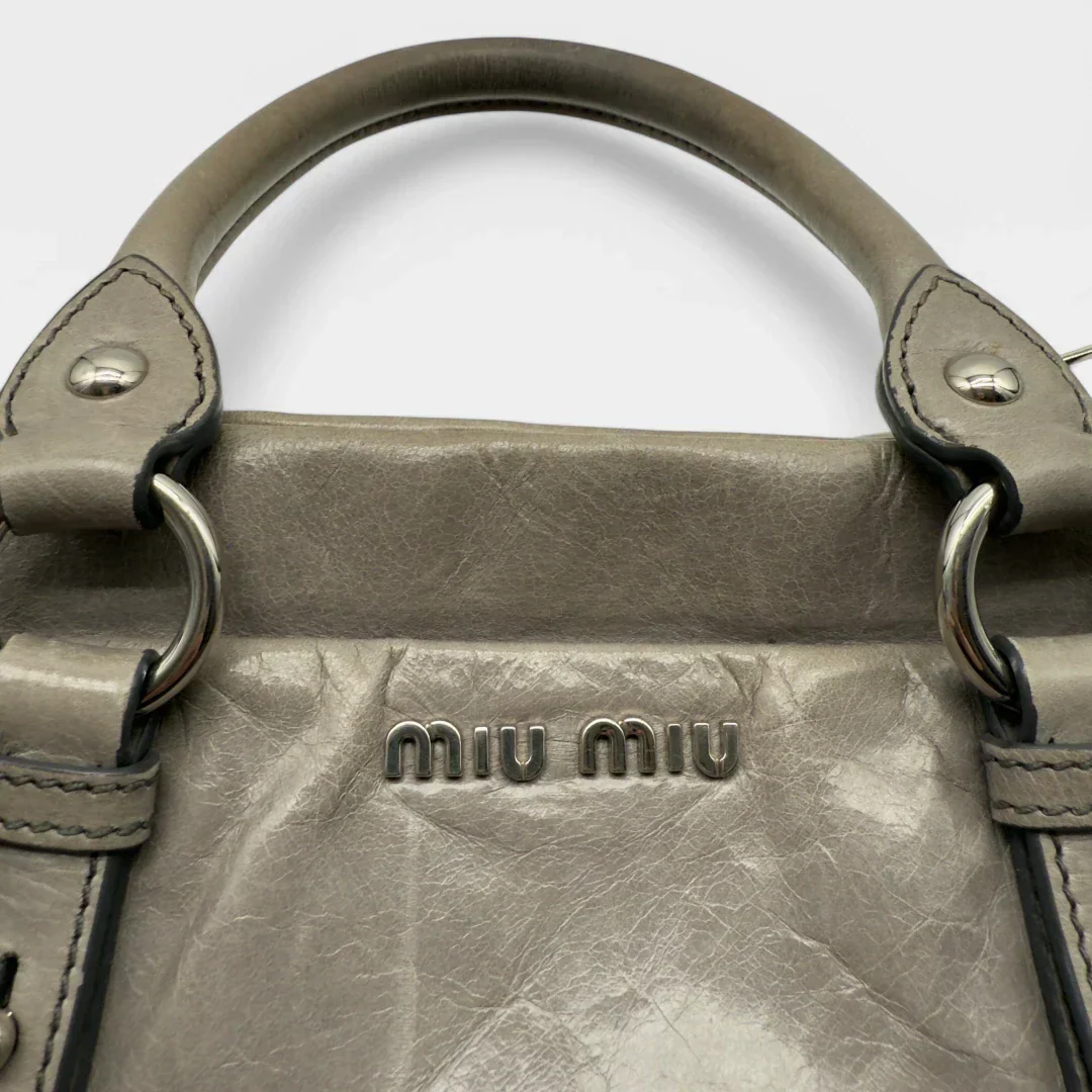 Miu Miu handbag Vitello grey