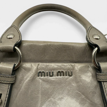 Miu Miu handbag Vitello grey