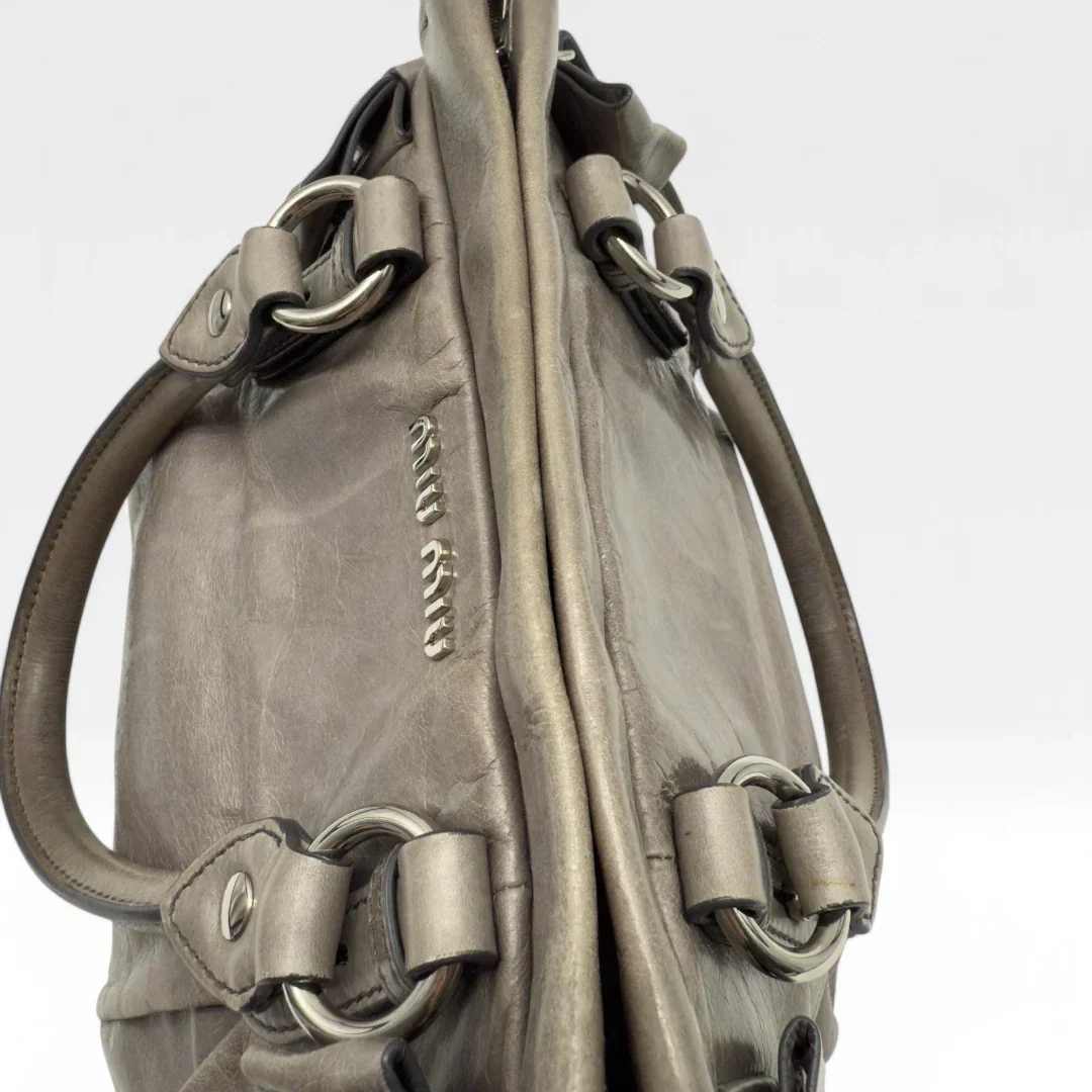 Miu Miu handbag Vitello grey
