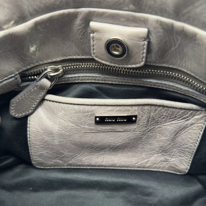Miu Miu handbag Vitello grey