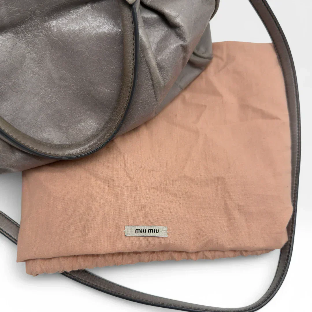 Miu Miu handbag Vitello grey