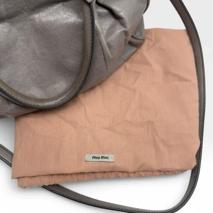 Miu Miu handbag Vitello grey