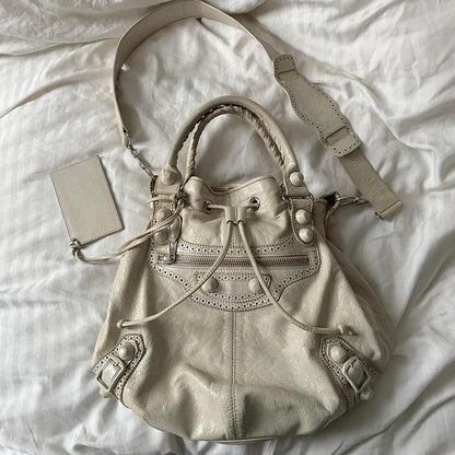 Balenciaga Pompon Bucket Bag