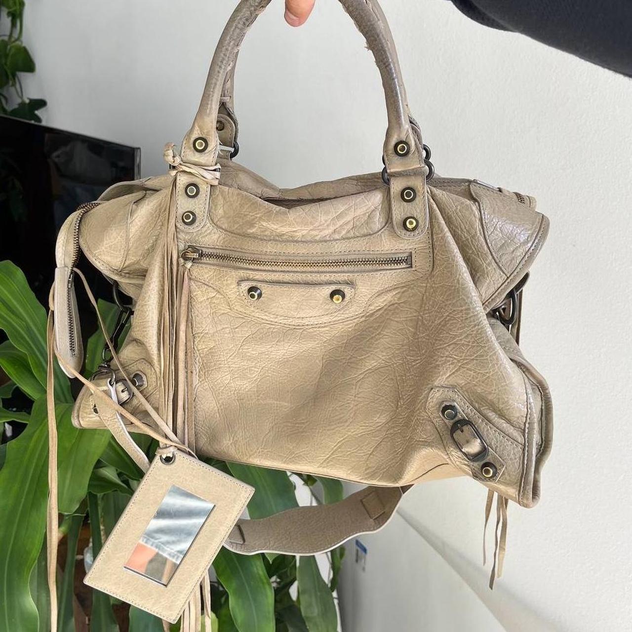 Authentic Balenciaga Classic City Bag – Cream/Beige