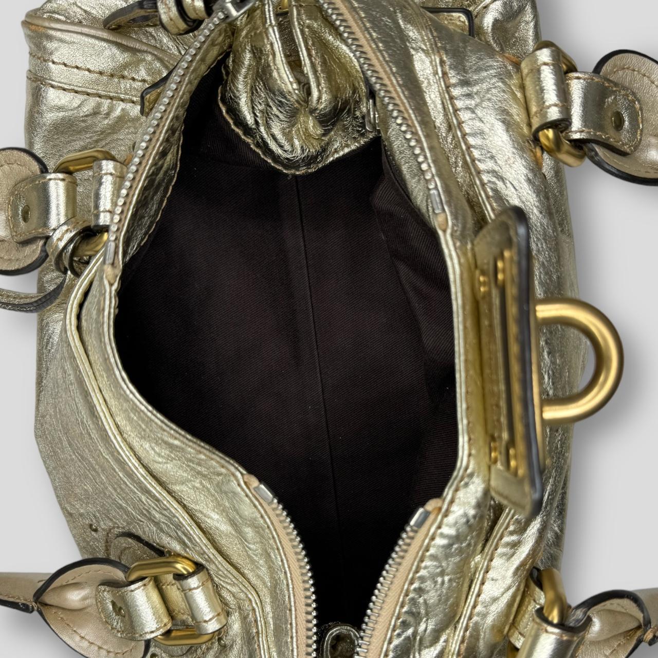 CHLOÉ Paddington Bag  Metallic Light Gold Color