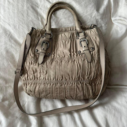 Vintage Prada Nappa Gaufre Hobo Bag – 2000s