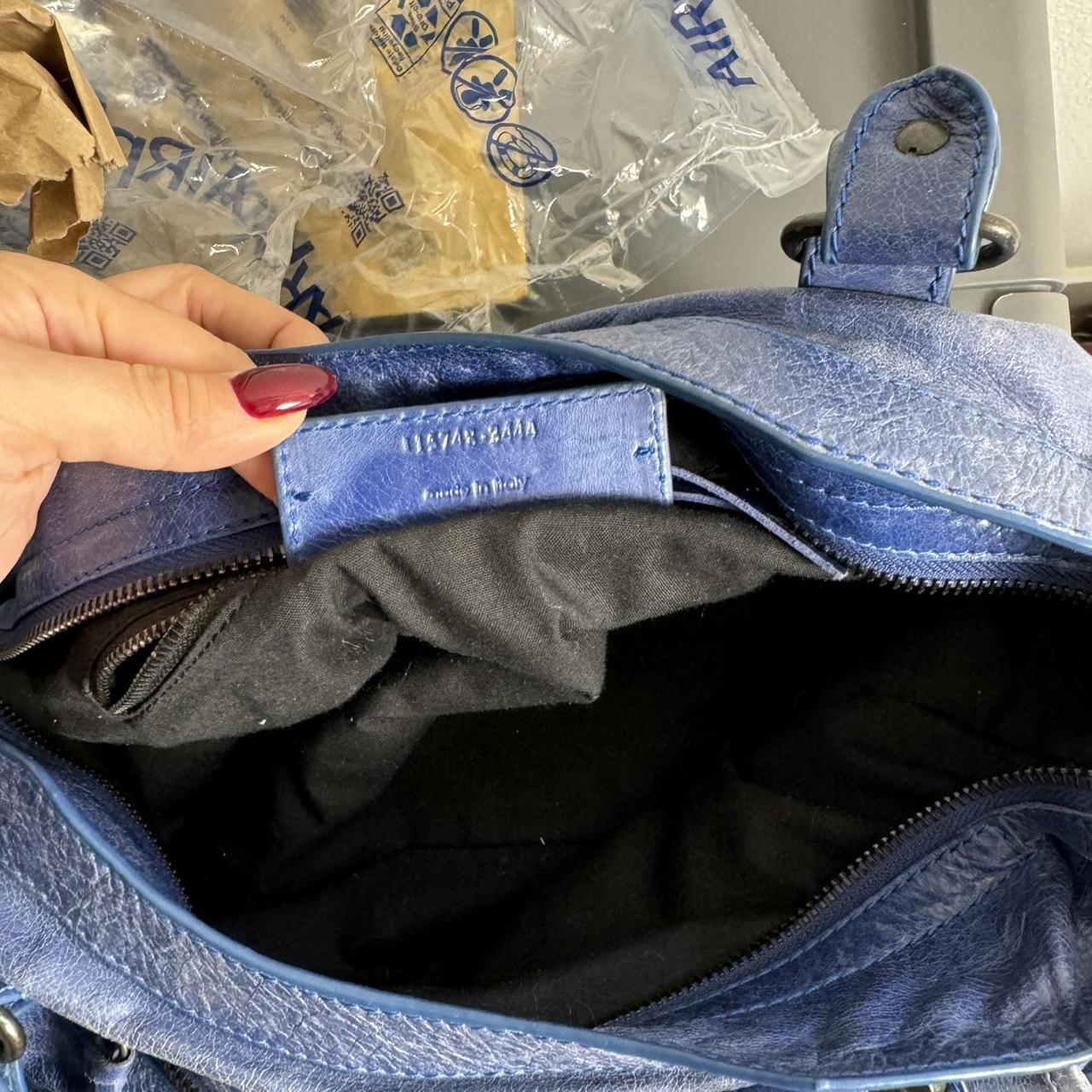 Authentic Balenciaga City Bag – Blue