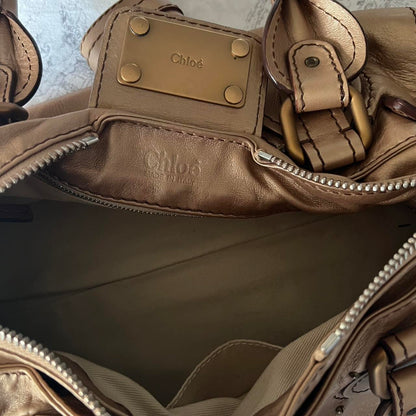 Rare Authentic Gold Chloé Paddington Bag – Gold Hardware