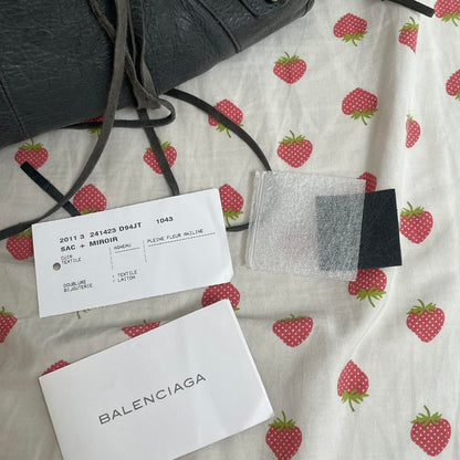 Vintage 2011 Balenciaga Twiggy – Blue Graphite Grey
