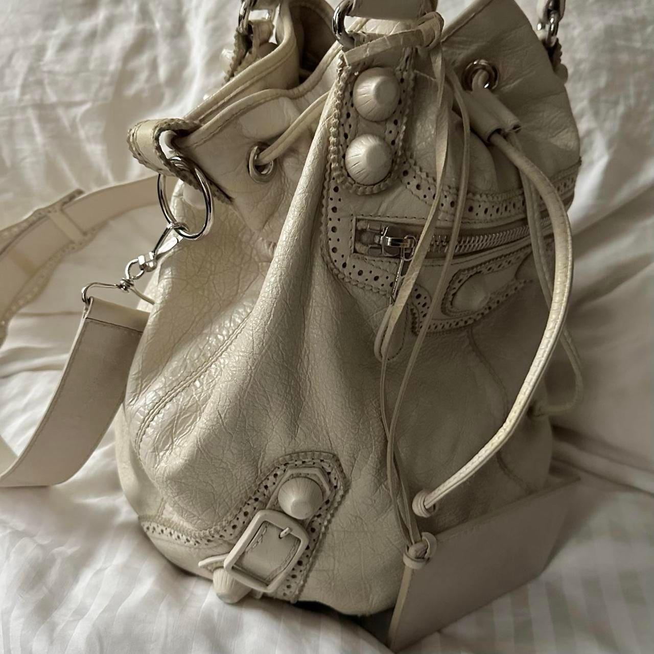 Balenciaga Pompon Bucket Bag