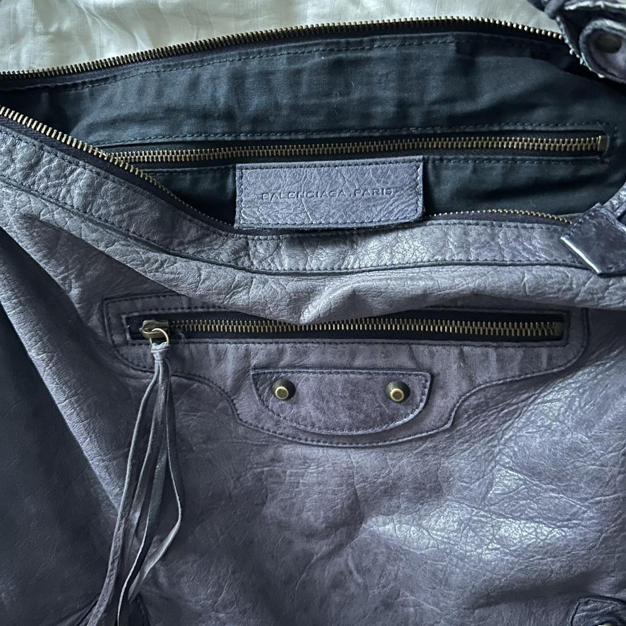 Vintage Balenciaga Day Tote – Dark Greyish Purple (2010s)