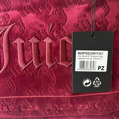 NWT Juicy Couture UK Burgundy Red Tote