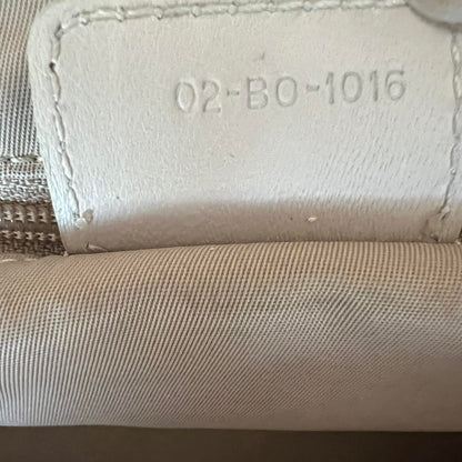 Authentic Christian Dior Diorissimo Romantique Bag – Beige with Silver Hardware