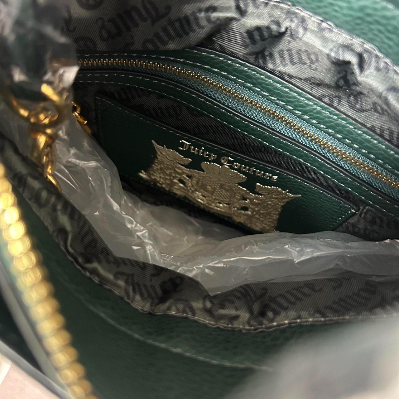 Juicy Couture UK Y2K Scottie Twig Dog Green Velour