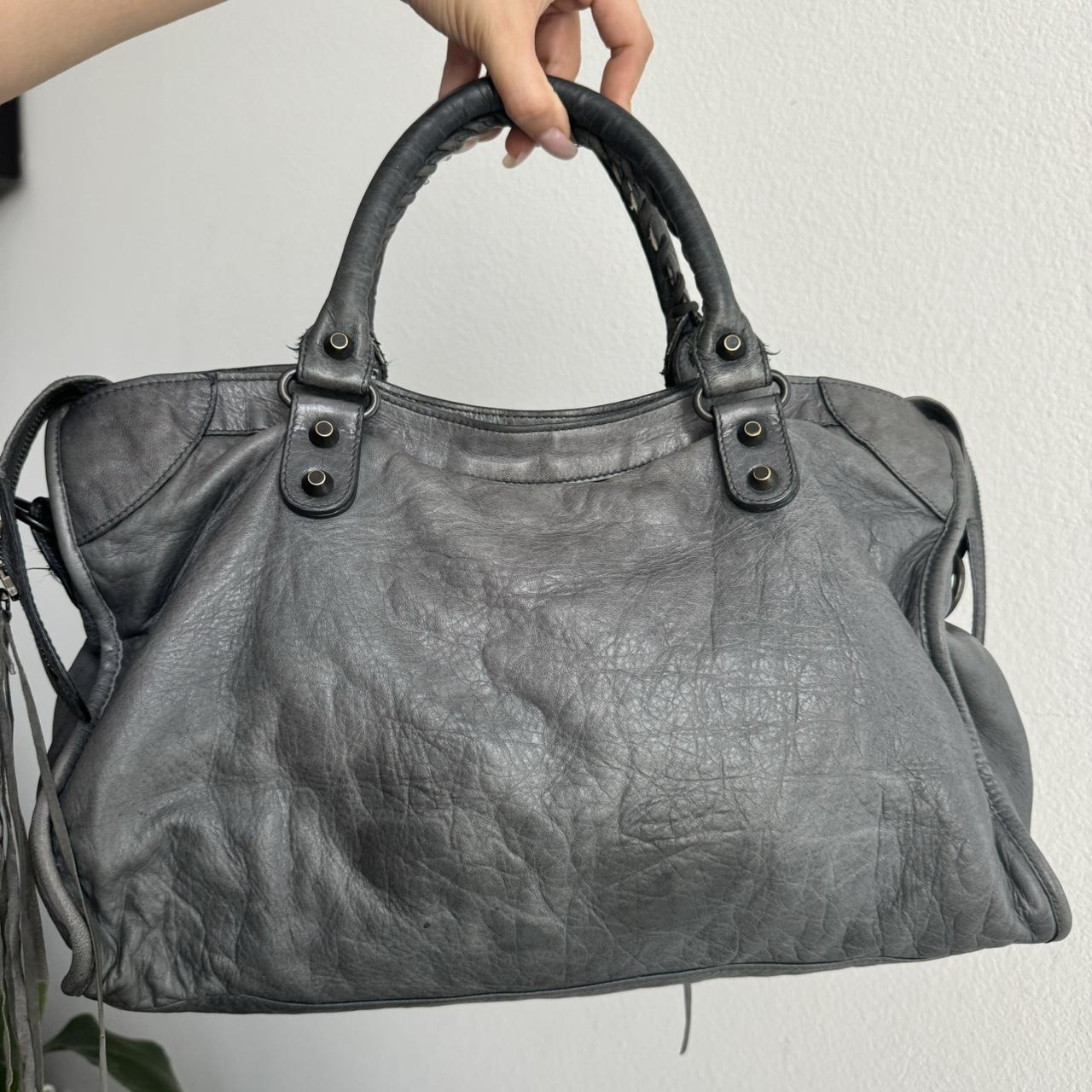 Authentic Balenciaga Classic City Bag – Grey (Medium Size)