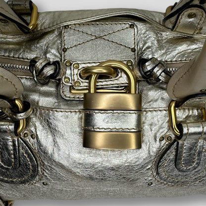CHLOÉ Paddington Bag  Metallic Light Gold Color