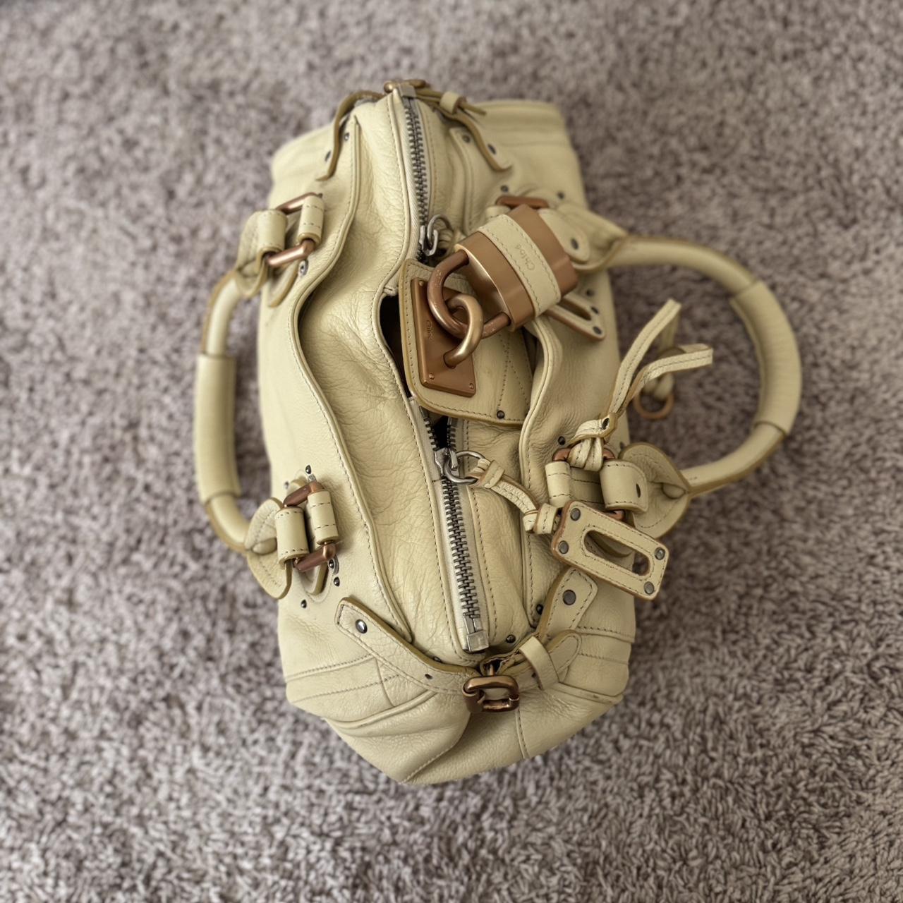 Chloé Paddington Bag – Cream/Ivory Leather with Gold Hardware