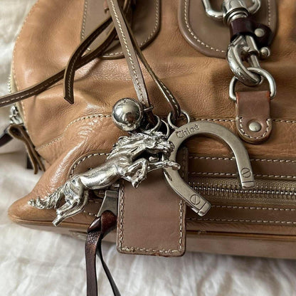 Vintage Chloé Kerala Equestrian Handbag – Tonal Brown (2000s/2010s)