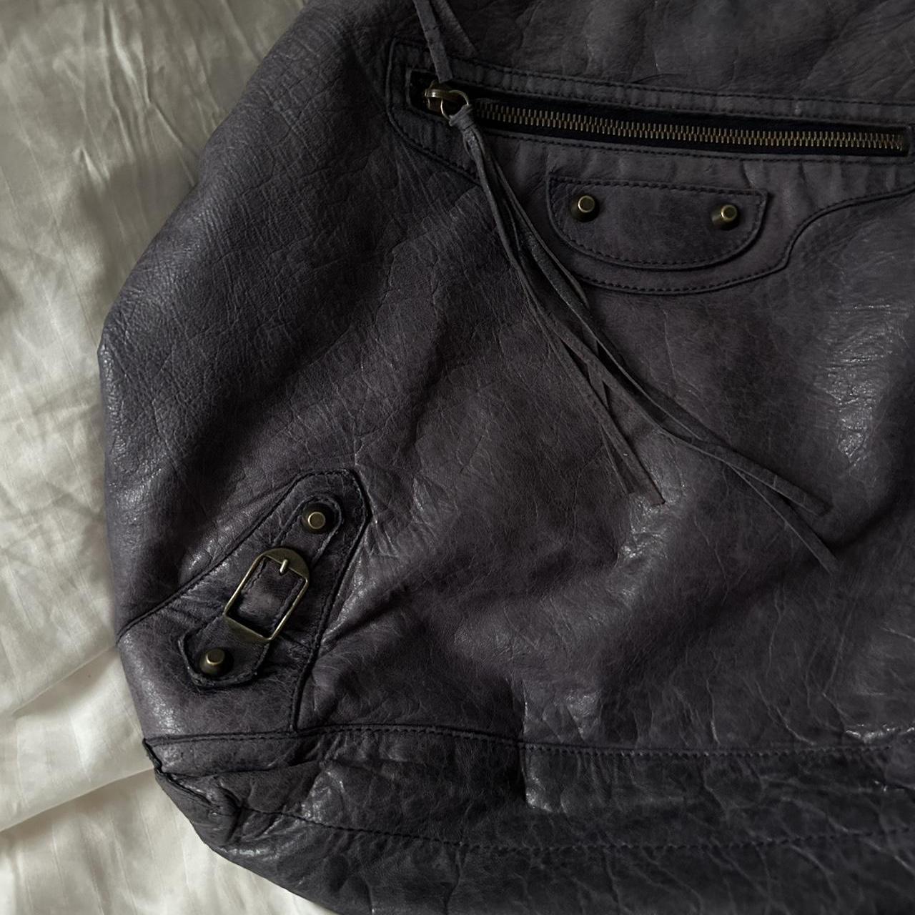 Vintage Balenciaga Day Tote – Dark Greyish Purple (2010s)