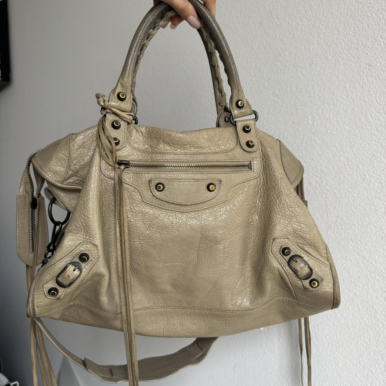 Authentic Balenciaga Classic City Bag – Cream/Beige