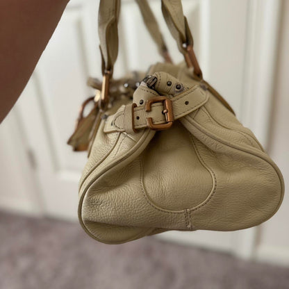 Chloé Paddington Bag – Cream/Ivory Leather with Gold Hardware