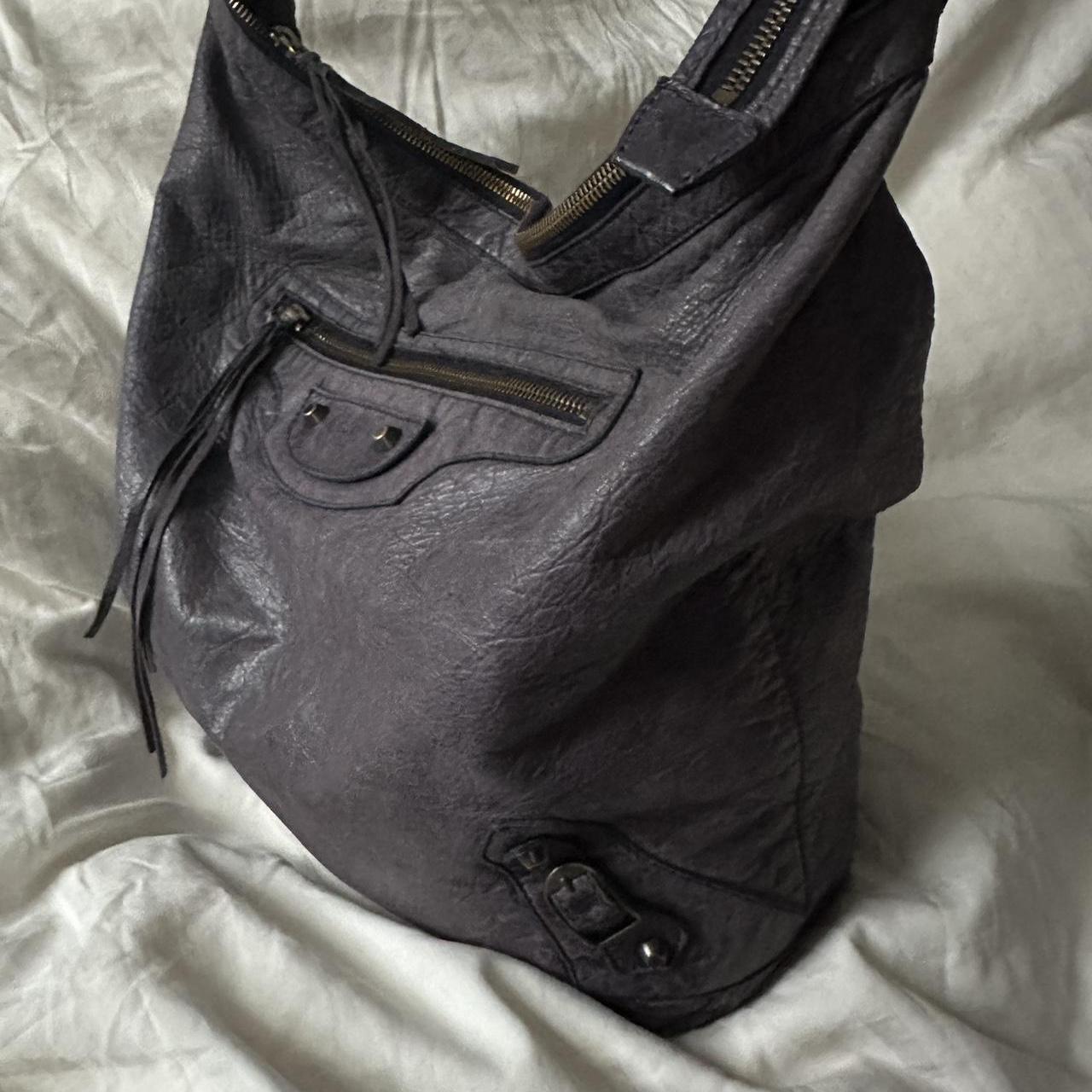 Vintage Balenciaga Day Tote – Dark Greyish Purple (2010s)