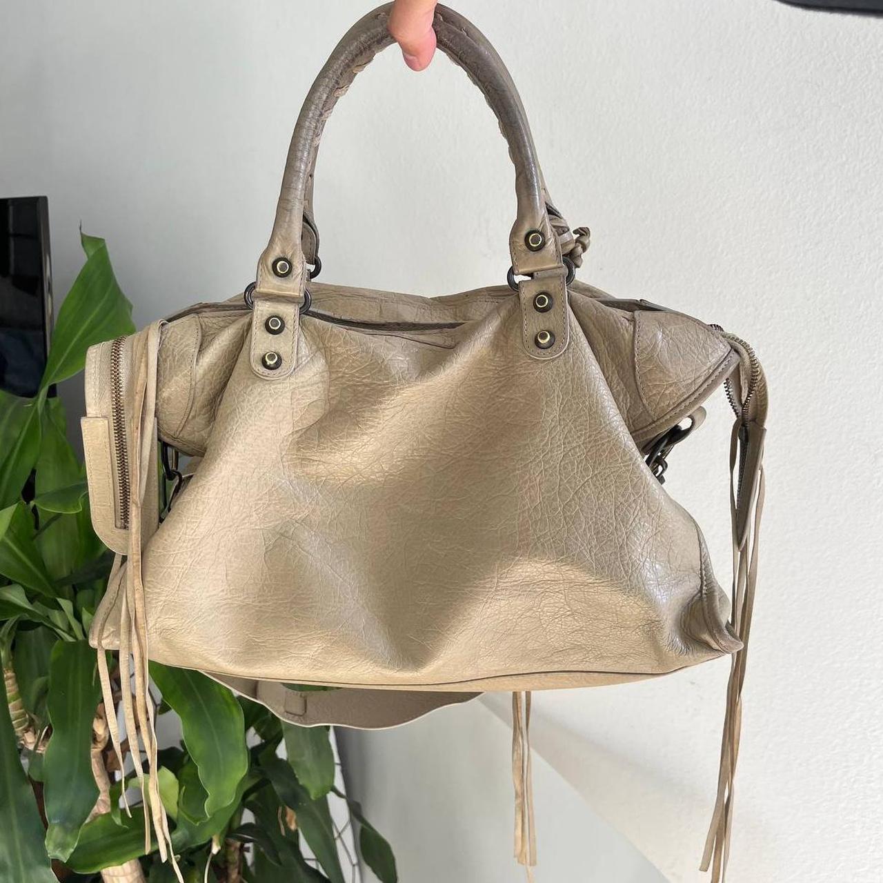 Authentic Balenciaga Classic City Bag – Cream/Beige