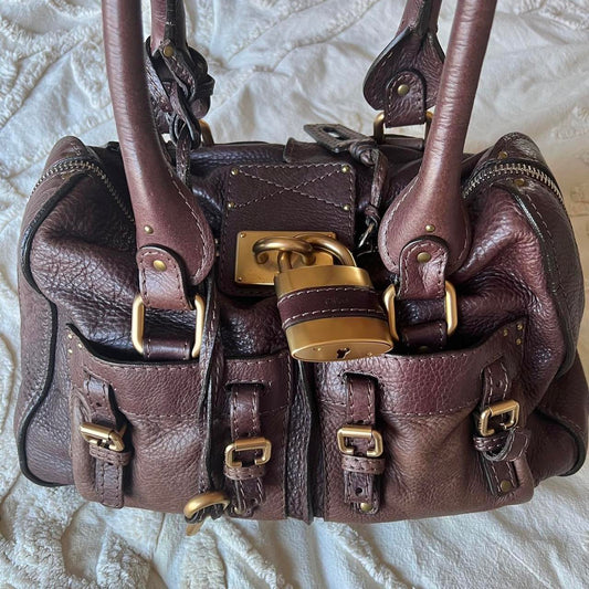 Rare Authentic Dark Brown Chloé Paddington Bag – Gold Hardware