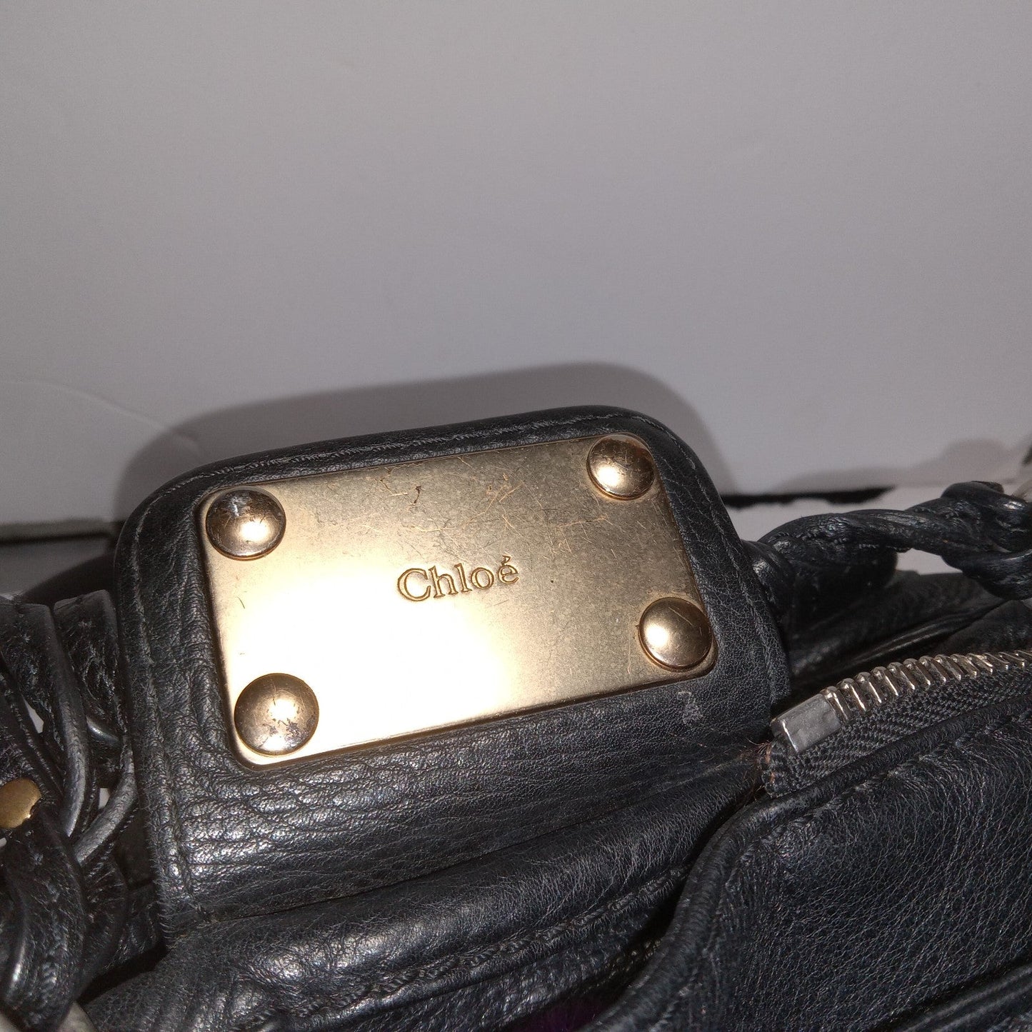 💎 Pre-owned Chloe Handbag Paddington Black with Padlock 💎
