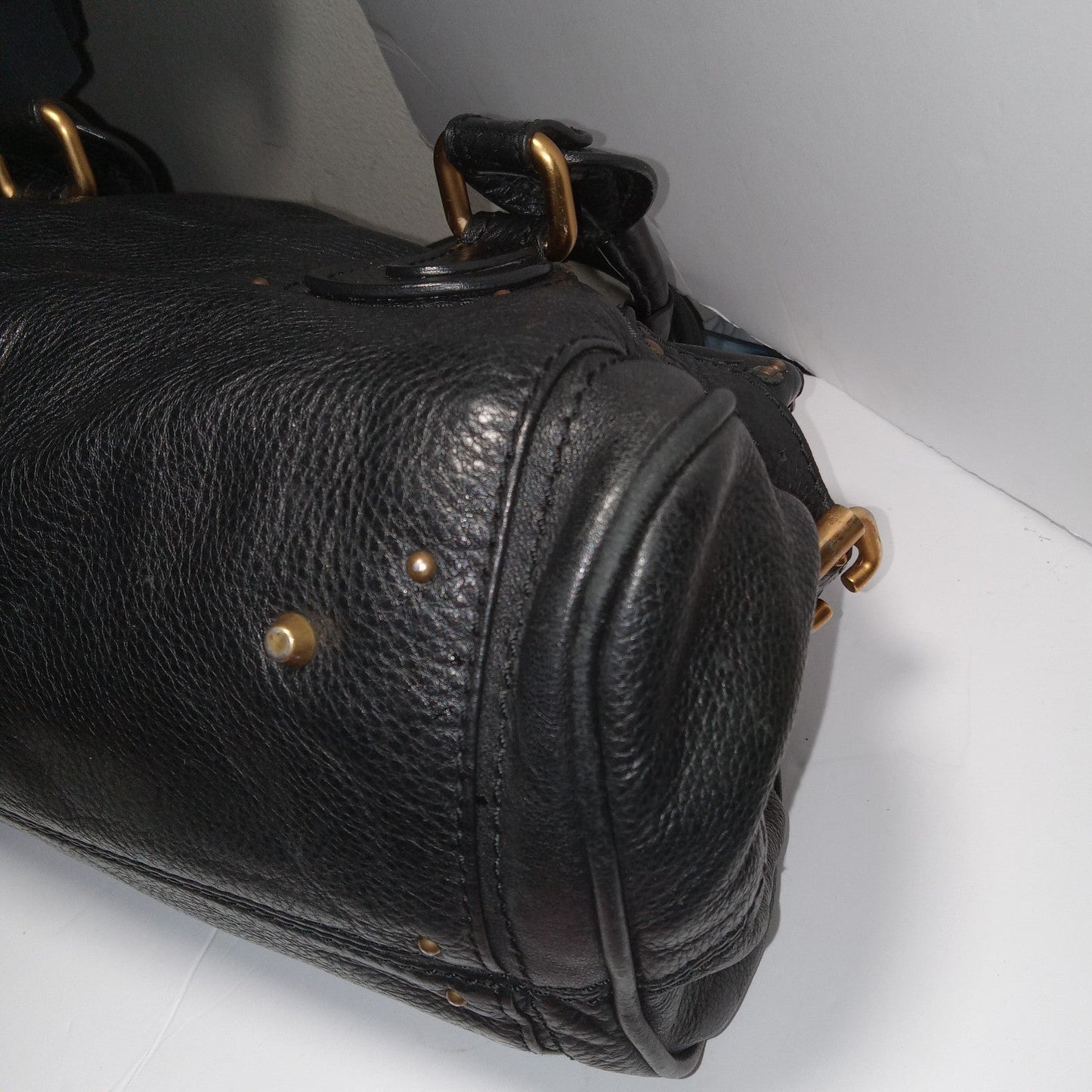 💎 Pre-owned Chloe Handbag Paddington Black with Padlock 💎