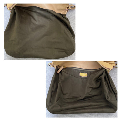 Authentic Miu Miu Brown Leather 2-Way Shoulder Bag Mint Condition