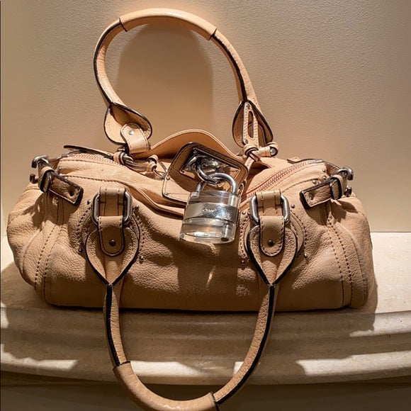 💎 Pre-owned Chloé Paddington Bag – Beige Leather 💎