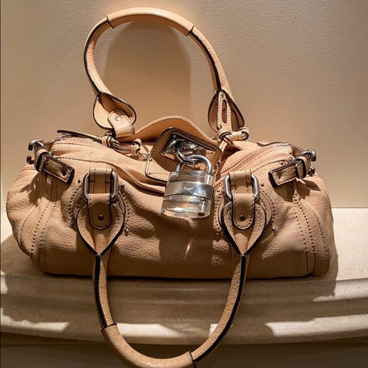 💎 Pre-owned Chloé Paddington Bag – Beige Leather 💎
