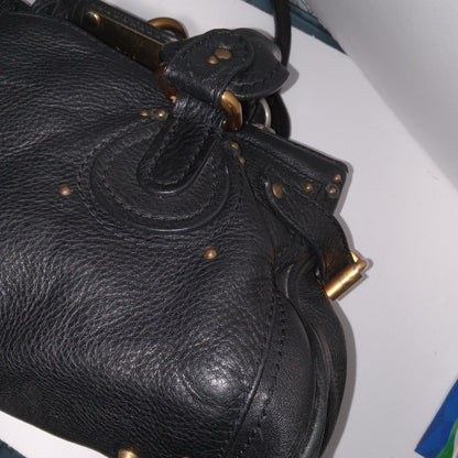 💎 Pre-owned Chloe Handbag Paddington Black with Padlock 💎
